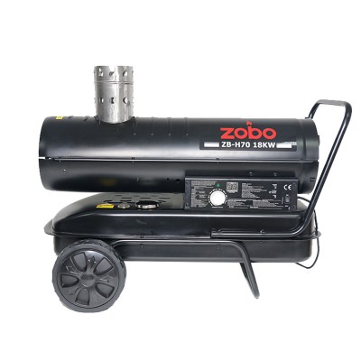 ZOBO ZB-H100 30KW Indirect Diesel Kerosene Air Heater Egg Incubator With CE Chimney